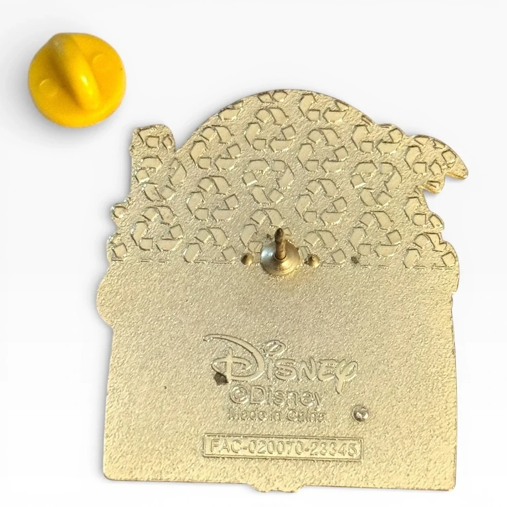 Disney Stitch Ukulele Enamel Pin Tropical Beach‎ Stitch Gold Tone Disney